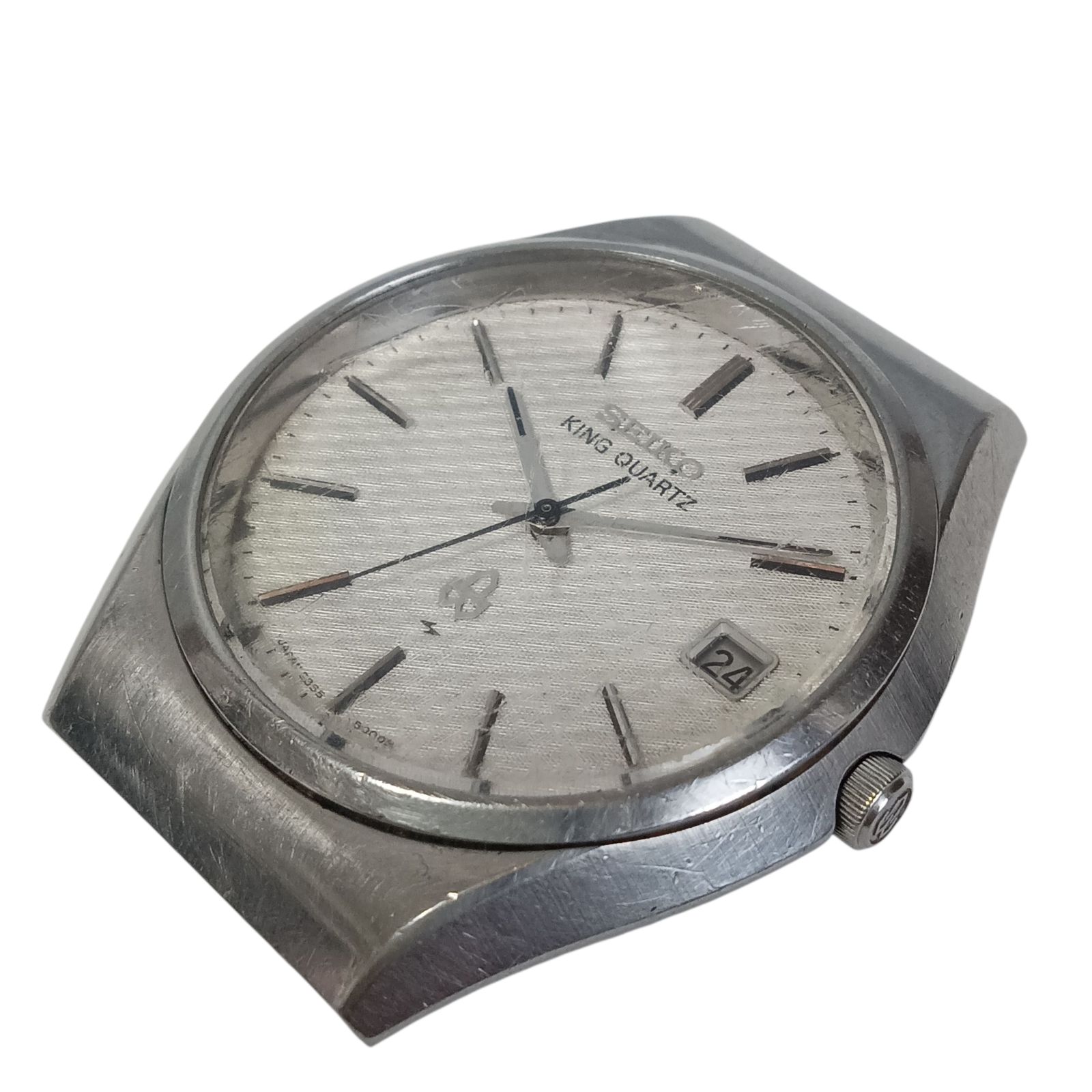 稼働 良品】1125-3 SEIKO KING QUARTZ セイコー キングクォーツ 5855 