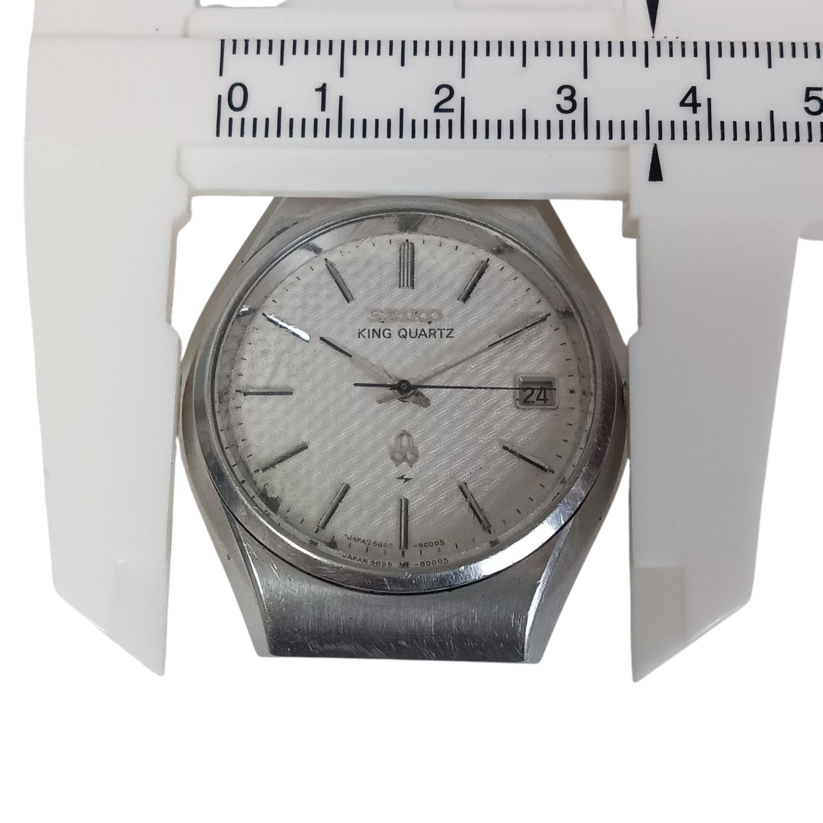 ☆SEIKO⁄セイコー KING QUARTZ 5855-8001 メンズ腕時計《電池切れ