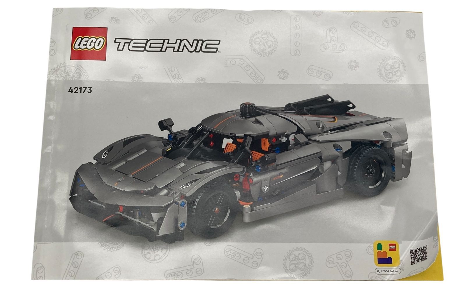 s484 【中古品】 レゴ LEGO テクニック 42173 Koenigsegg Jesko