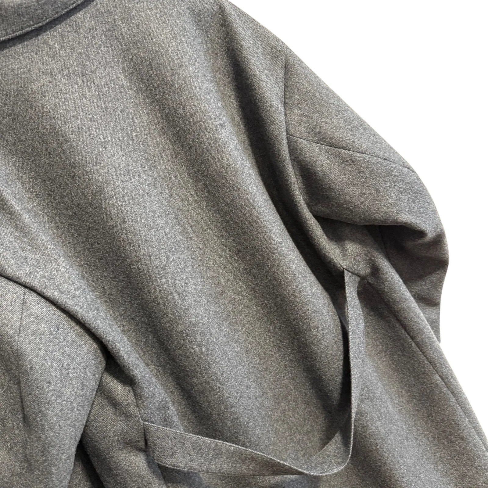 美品★近年HYKE★WOOL SHOP COAT★ウールショップコート★グレー HYKE ウールショップコート WOOL SHOP COAT グレー - メルカリ