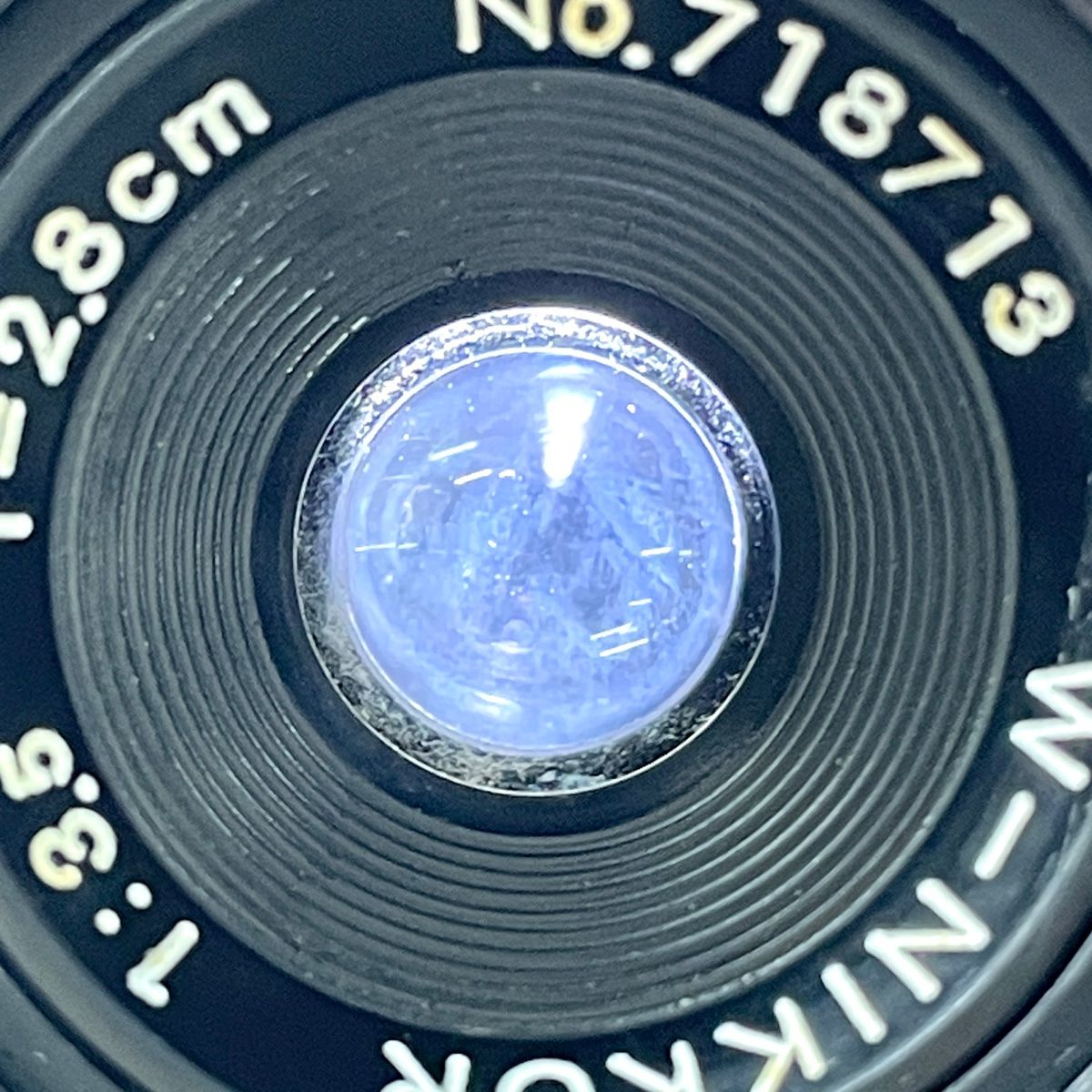 ニコン Nikon W-NIKKOR 28mm F3.5 2.8cm ブラック Sマウント レンジ