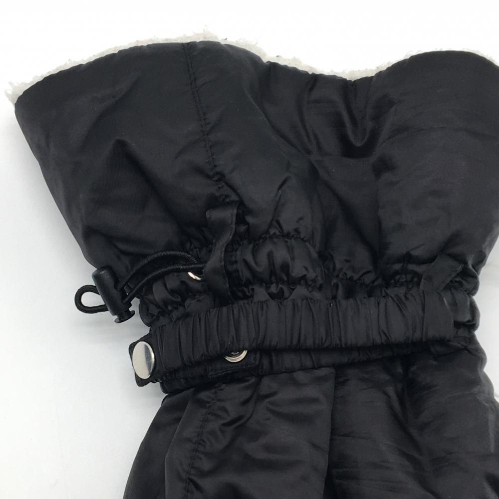 アルチビオ レッグウォーマー 黒×白 裏ボア レディース ゴルフウェア