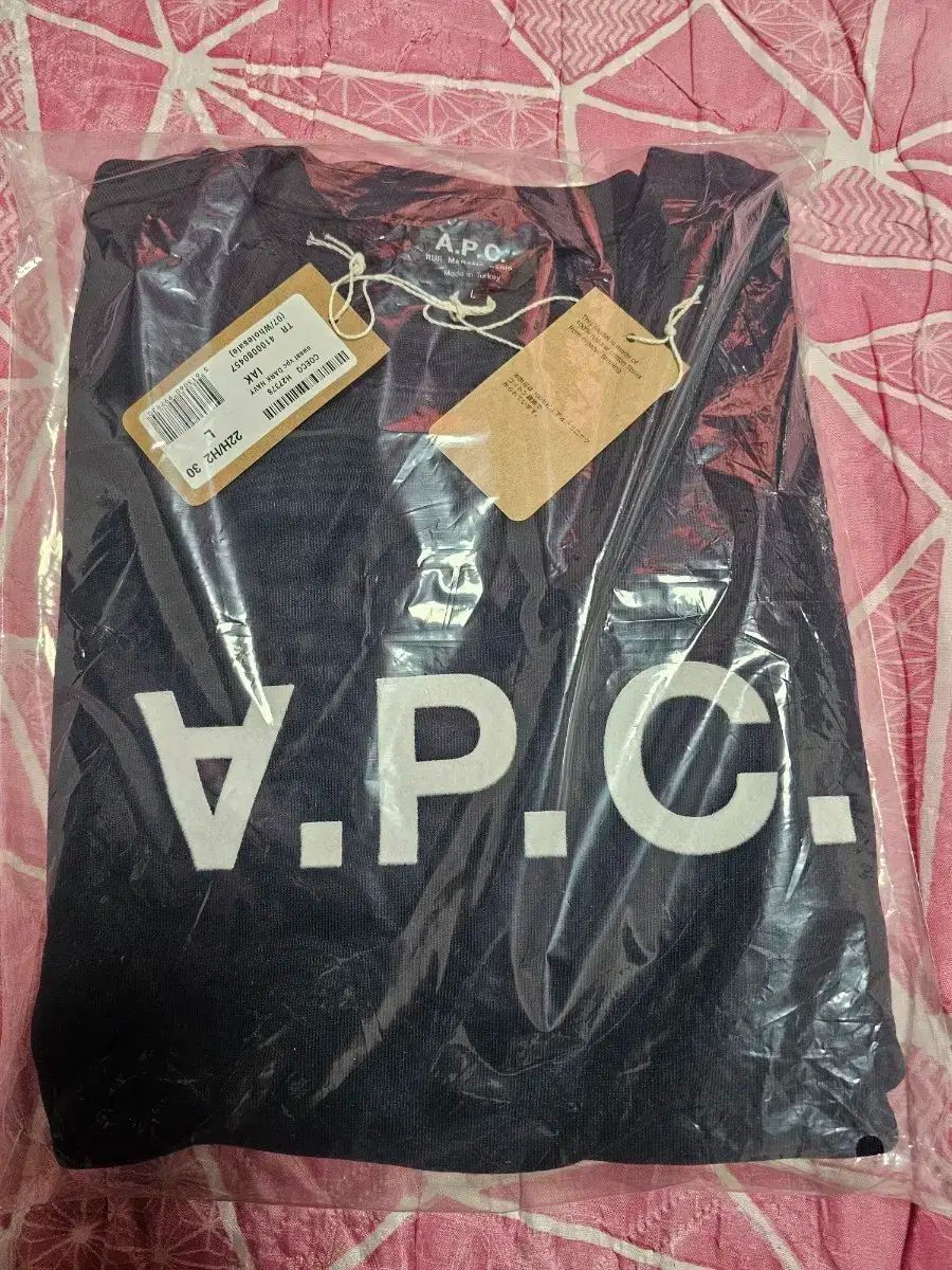 A P C ダークネイビー スウェット L