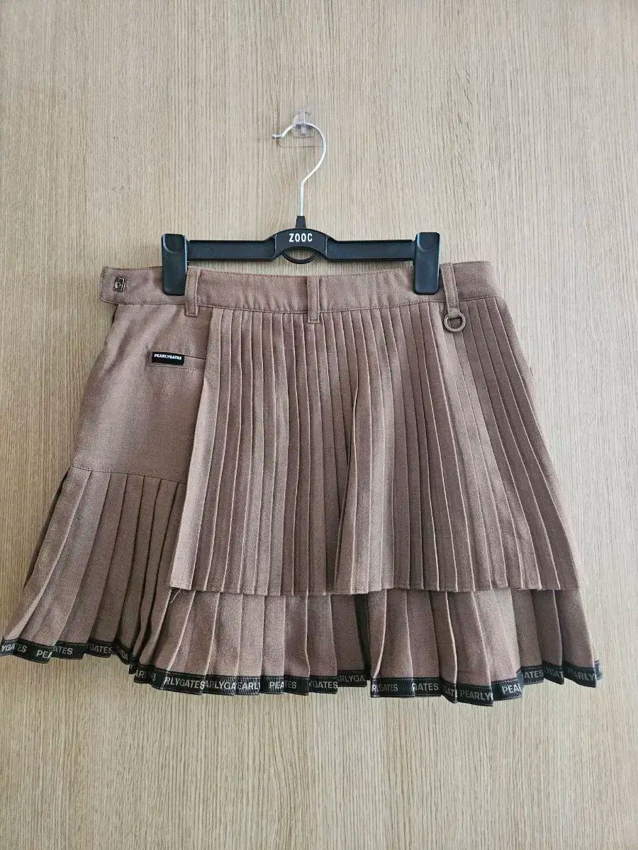 フェアリーゲイツ プリーツスカート ブラウン