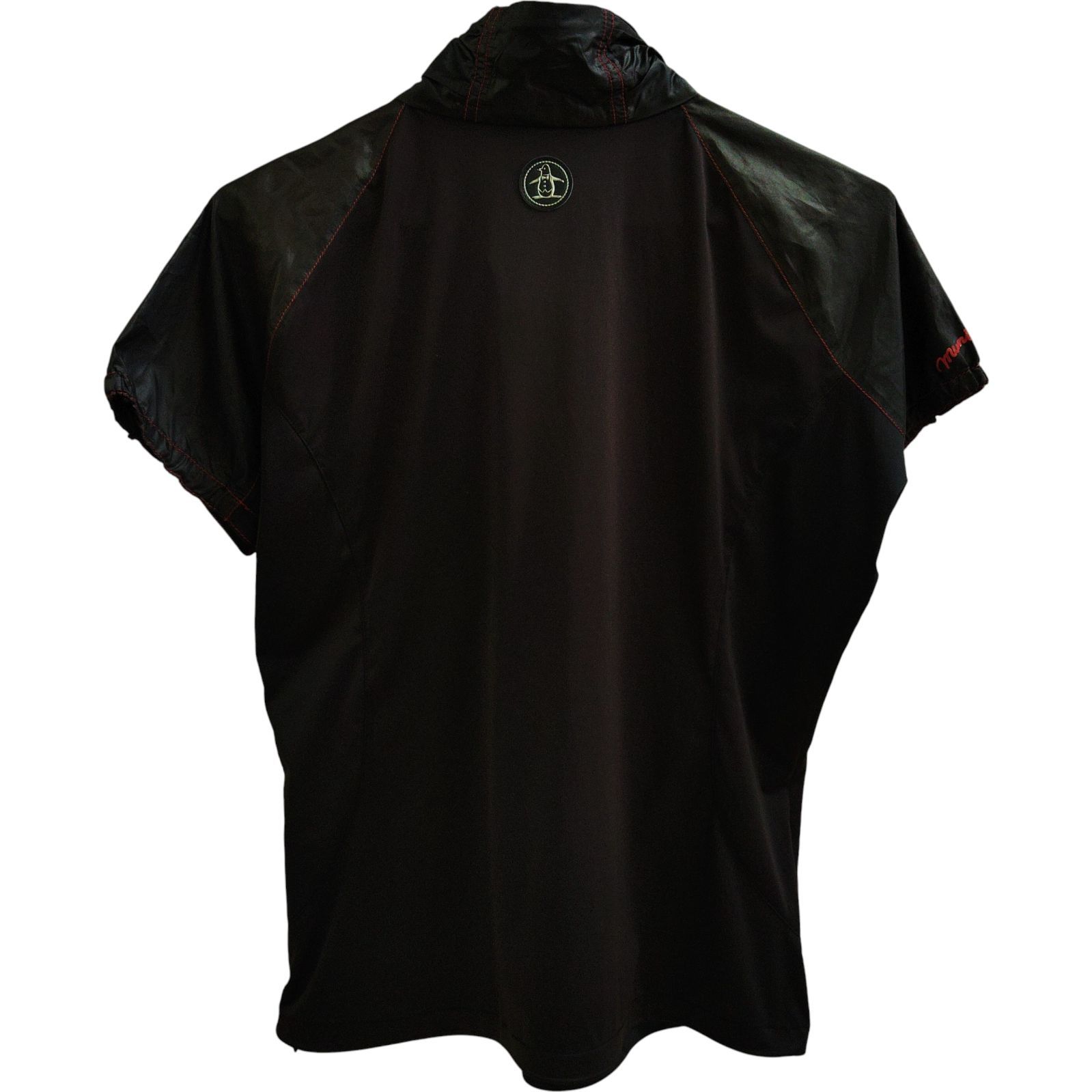 週末セール期間限定【美品】Munsingwearマンシングウエア黒ダウン ゴルフ X11279 ゴルフウェア Munsing wear マンシングウェア 半袖アウター