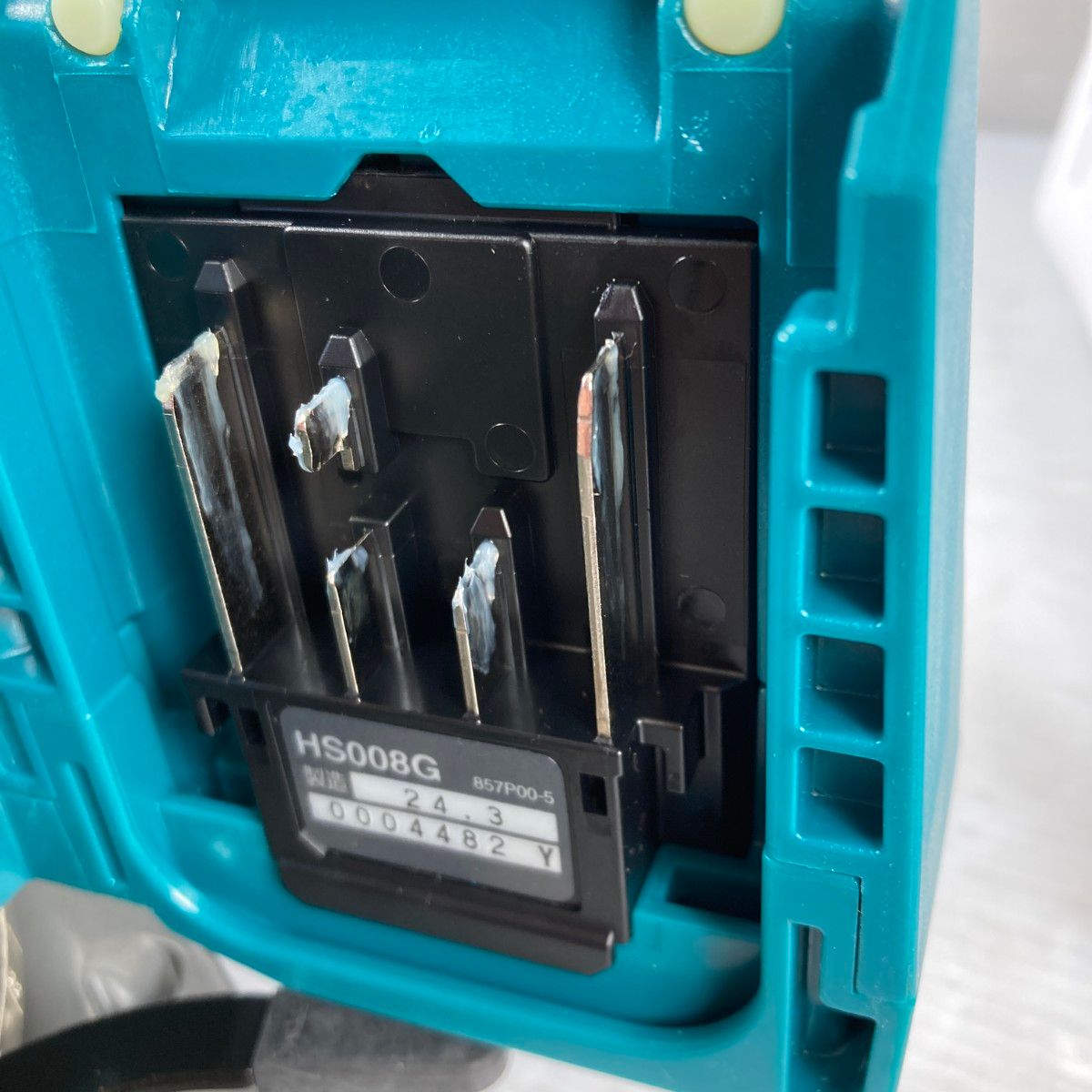  MAKITA マキタ 40 Vmax 125 mm 充電式マルノコ 鮫肌 バッテリ 充電器 ケース付 PSEマークあり ブルー マルノコ 切断工具 切断機