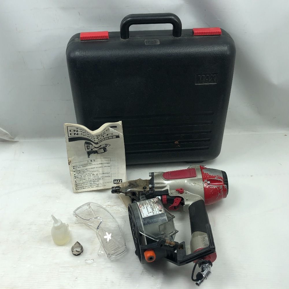 MAX マックス 工具 エアツール コイルネイラ CN 550 S レッド