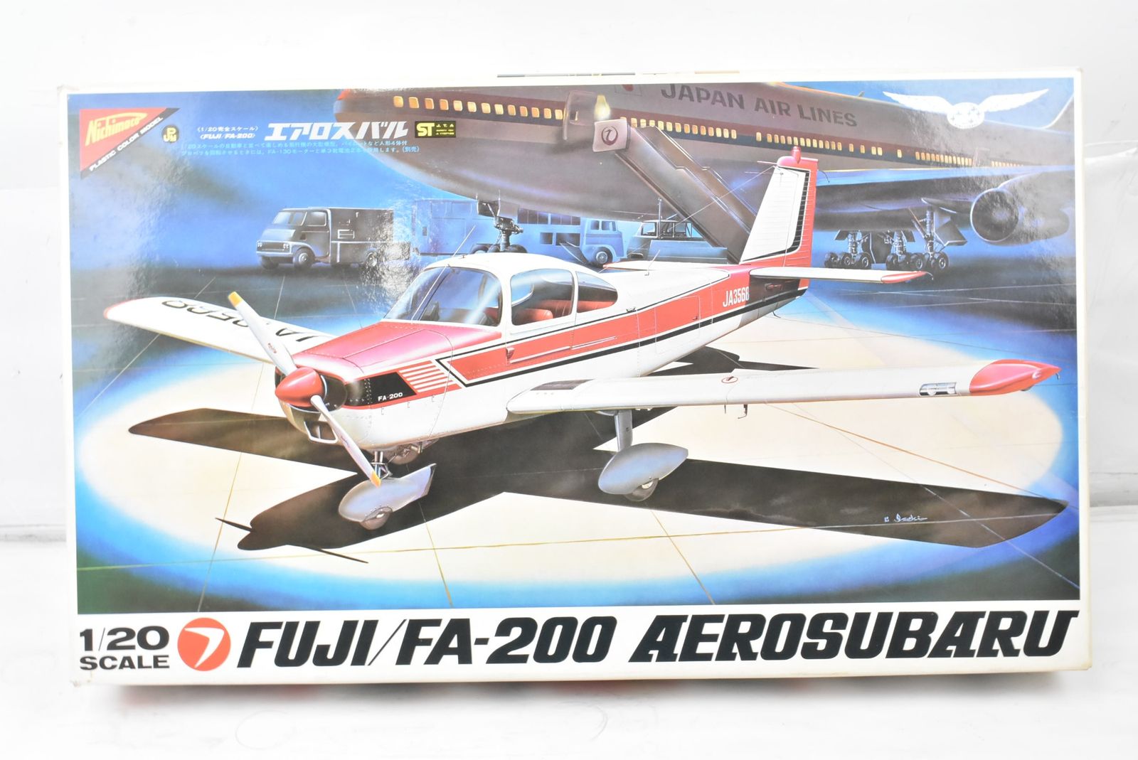 未組立 ニチモ 1/20 エアロスバル FUJI FA-200 飛行機 プラモデル 模型