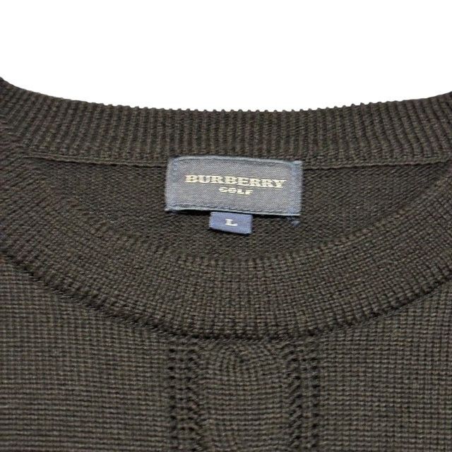 古着 バーバリー ゴルフ BURBERRY GOLF 長袖 ニットセーター