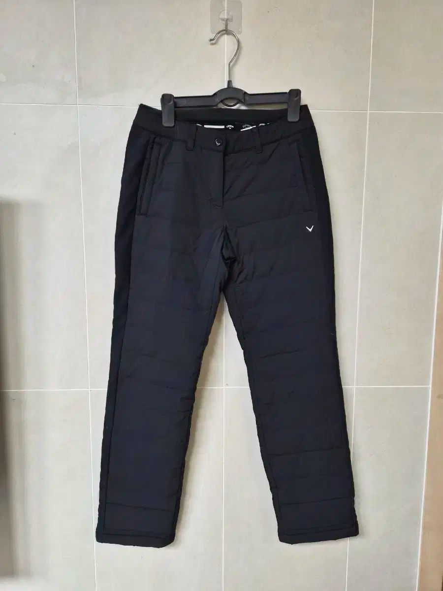 キャロウェイ レディース キルティング ゴルフ ズボン ブラック 26 27