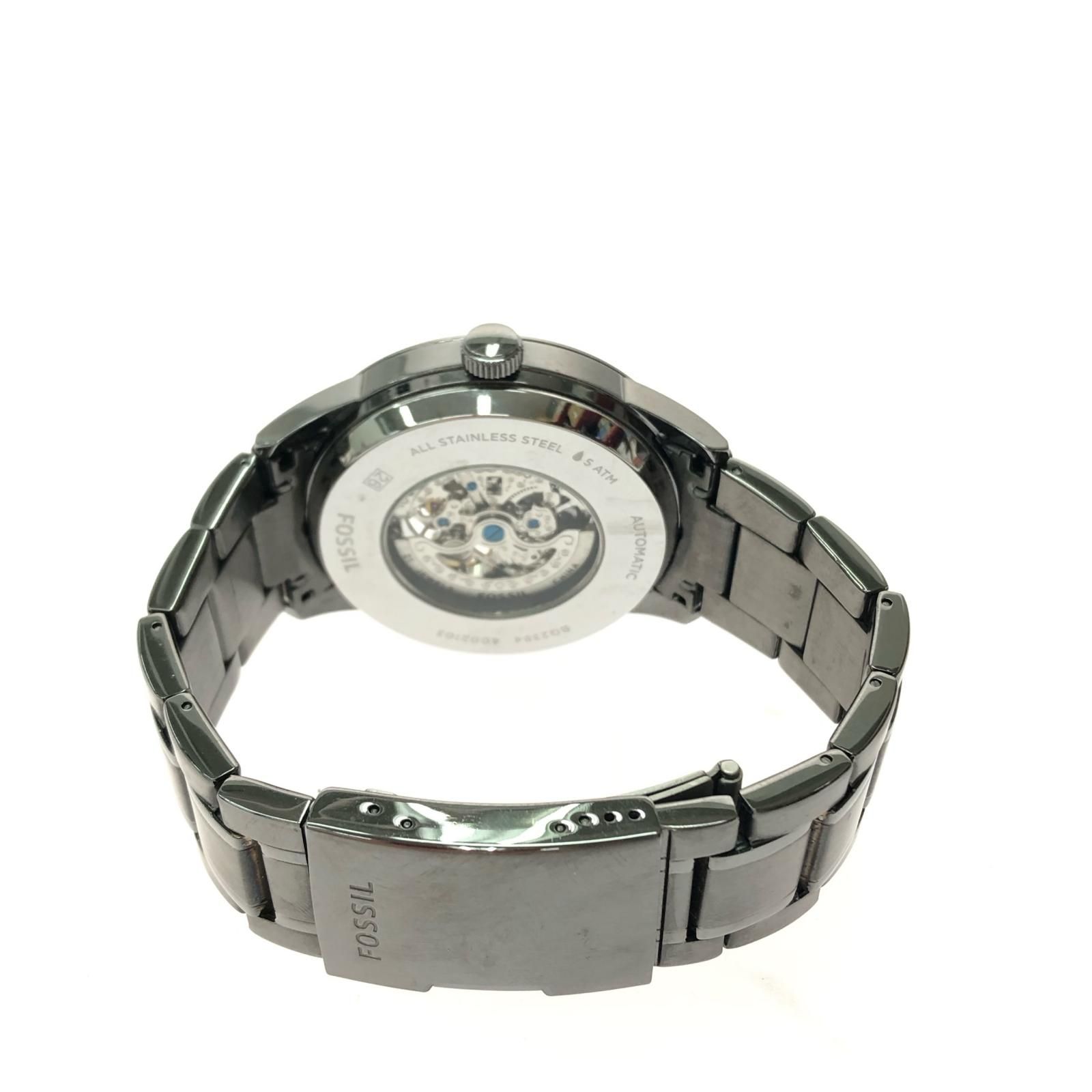 ▽▽FOSSIL フォッシル メンズ腕時計 自動巻き/手動巻き スケルトン 
