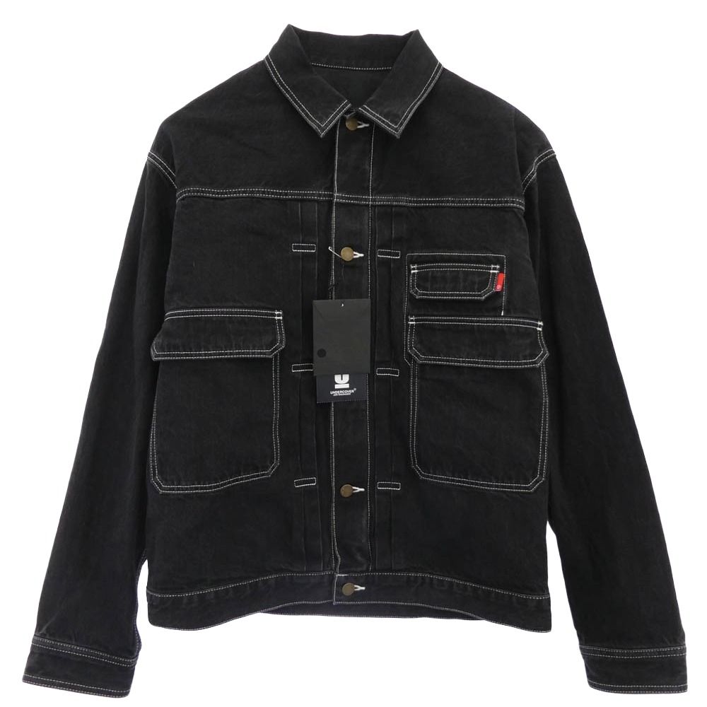 アンダーカバー 21 SS -1 BIG Gジャン オーバーサイズ デニムジャケット カバーオールジャケット ブラック系 3