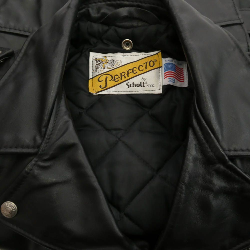 schott ショット 618 USA製 Perfecto バイカータグ ダブルライダース