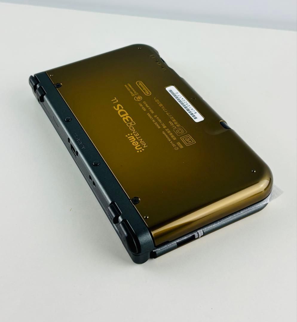 ほぼ新品 NEW 3DS LL ゼルダの伝説 ハイラルエディション 金 本体 