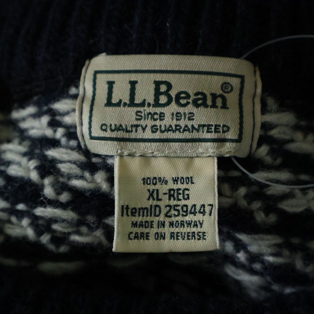 L.L.Bean (エルエルビーン) NORWEGIAN SWEATER クルーネックニット