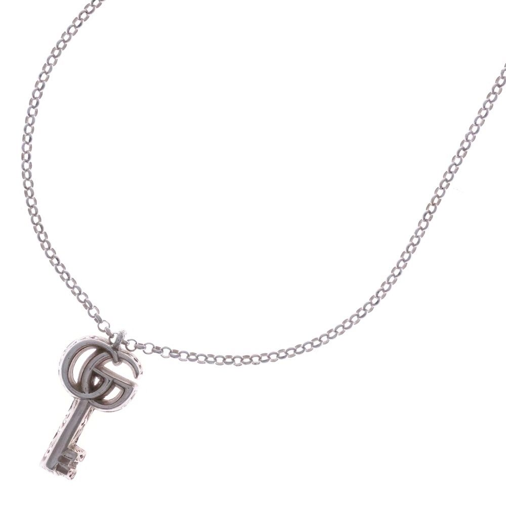 GUCCI (グッチ) ダブルG キーネックレス 鍵 ペンダント チェーン