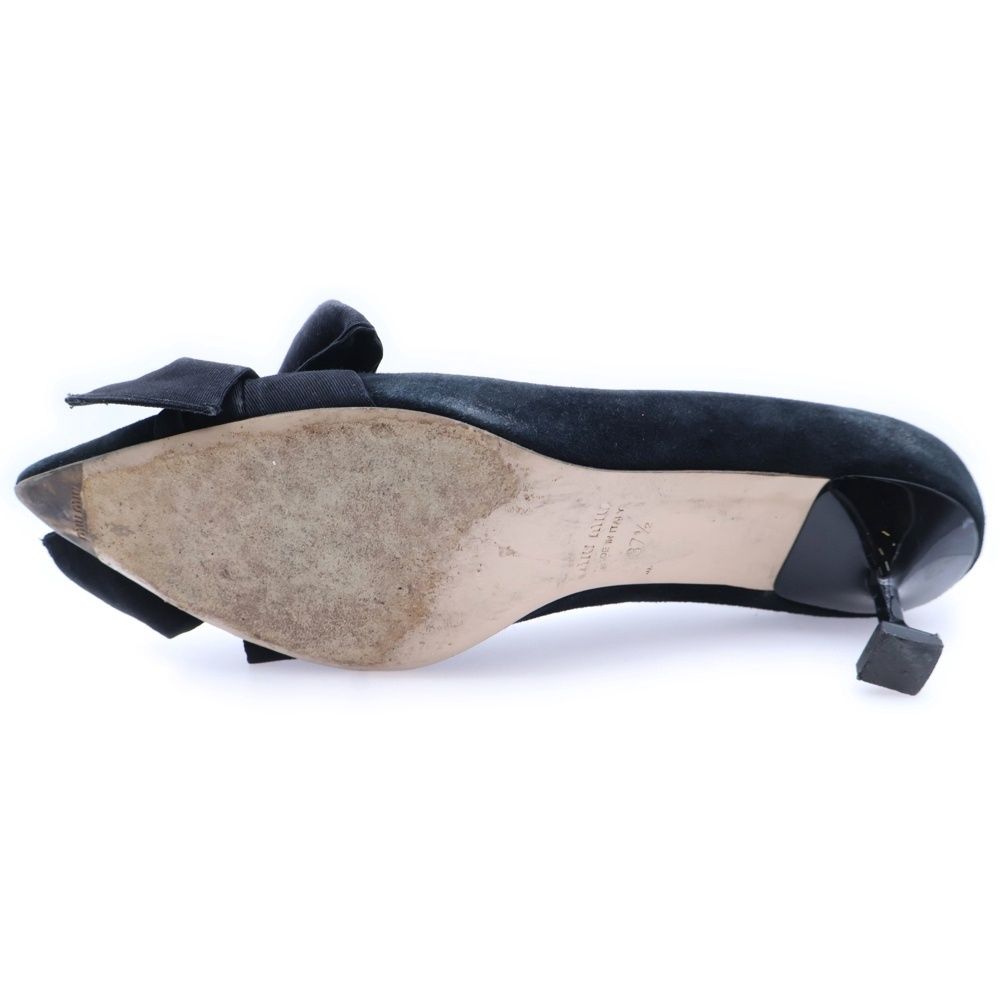  miumiu ミュウミュウ リボン パンプス スエードレザー レディース ハイヒール パンプス パンプス