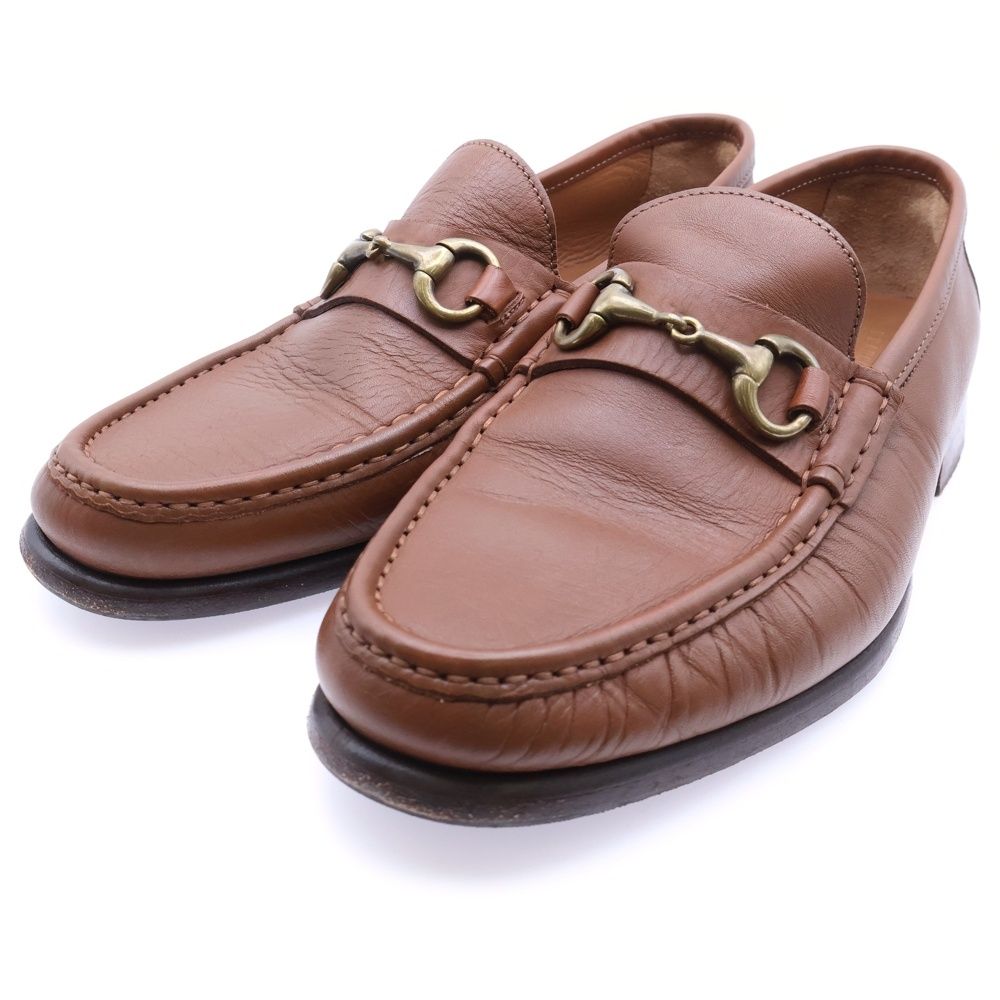 TOMORROWLAND トゥモローランド FRANCO BOSCHI Leather Loafers フランコボスキ ビット レザーローファー ブラウン