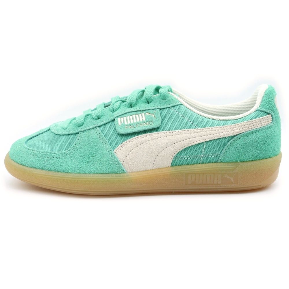 PUMA (プーマ) PALERMO VINTAGE パレルモ ヴィンテージ スウェード ローカットスニーカー ライトグリーン US8.5/26.5cm 396841-05