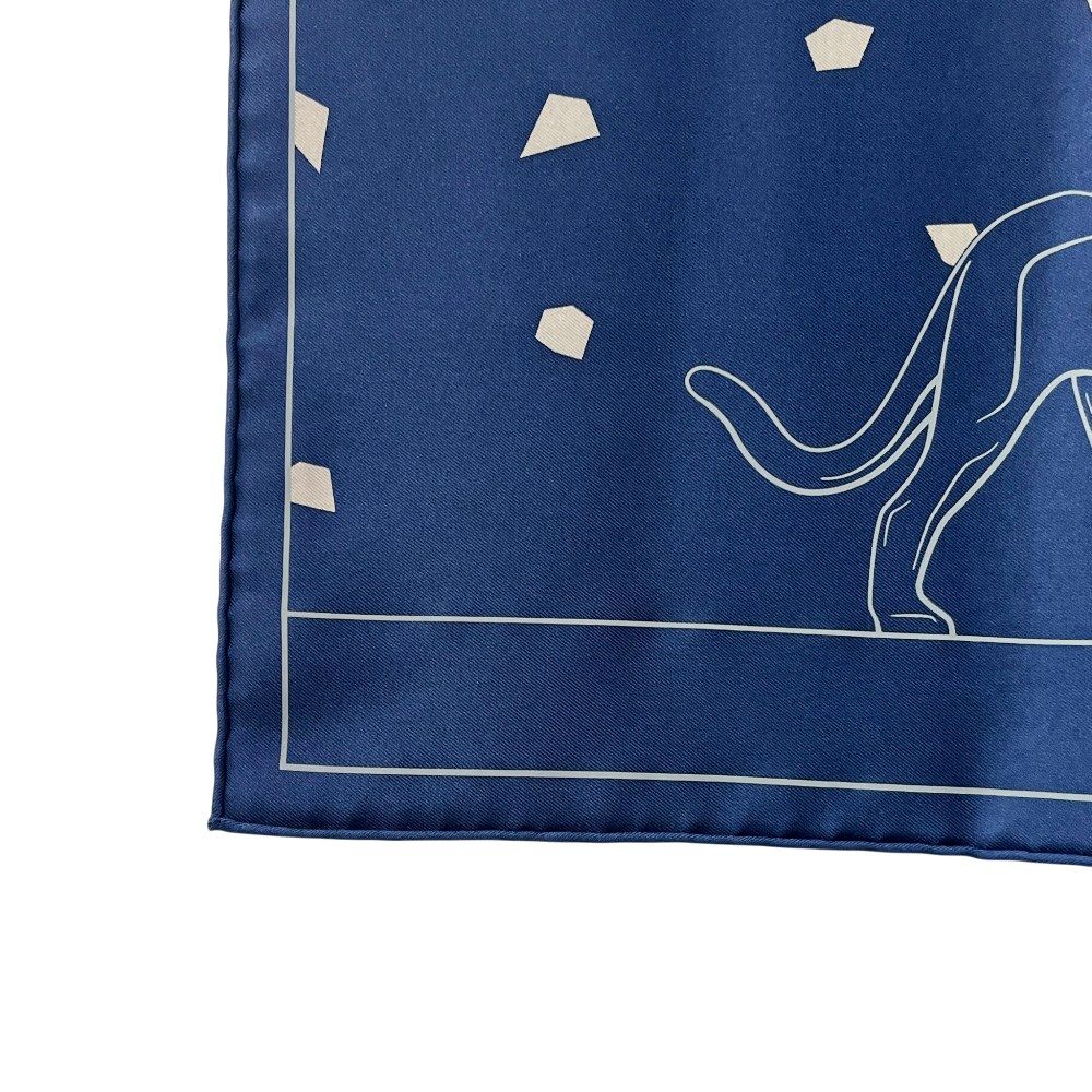 □新同□ カルティエ カレ 45 スカーフ ファッション タイガー 虎