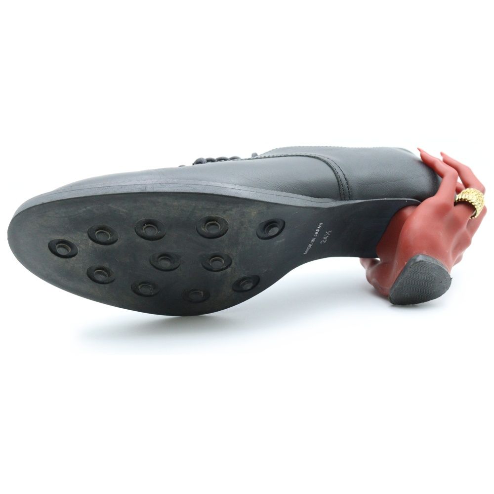  ha za ma ハザマ 惹きずり込まれる運命のドレスシューズ ローカットシューズ レディース ブラック レッド その他 靴