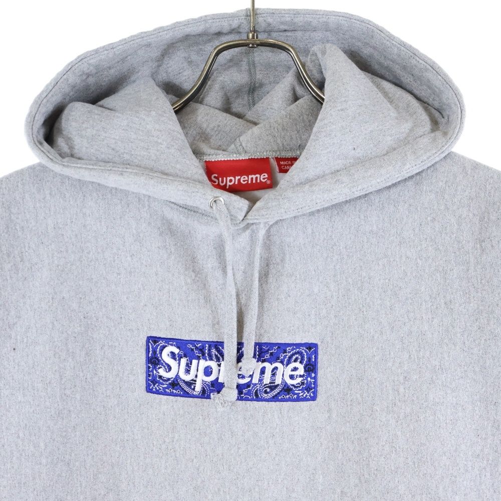 SUPREME (シュプリーム) 19AW Bandana Box Logo Hooded Sweatshirt