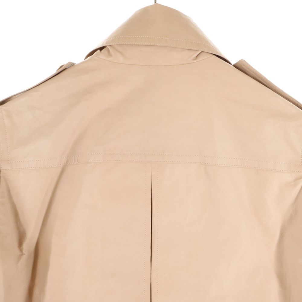 CHANEL (シャネル) ココマークボタン裏地花柄 ラムスキンダブル