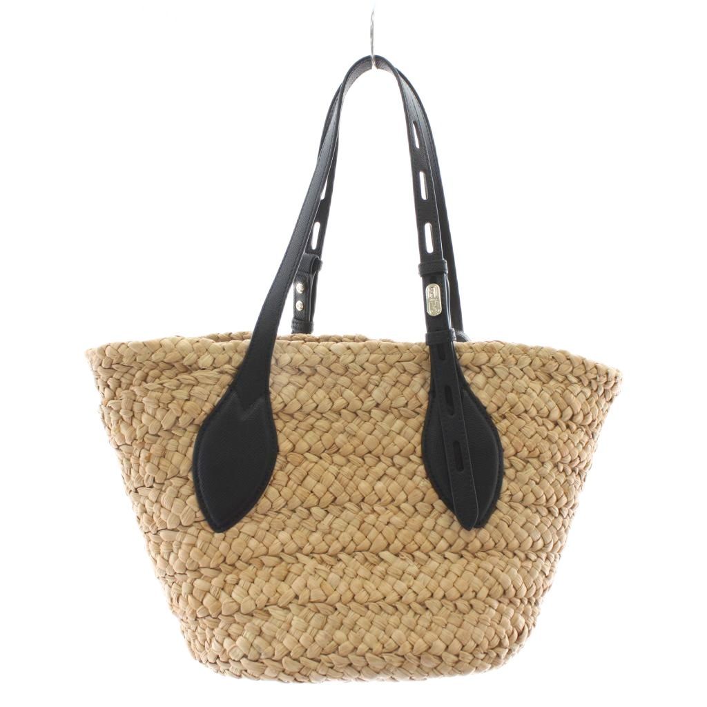 フルラ FURLA かごバッグ バスケット トート オープントップ ベージュ