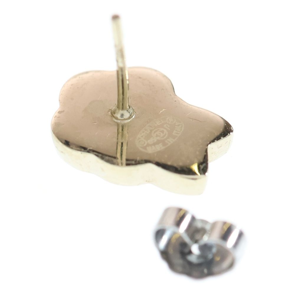 CHANEL (シャネル) ココマーク カメリア ピアス レッド×ピンク 05P