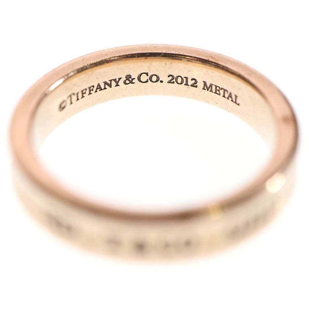 TIFFANY & Co. (ティファニー) 1837ナローリング ルベドメタル ピンク
