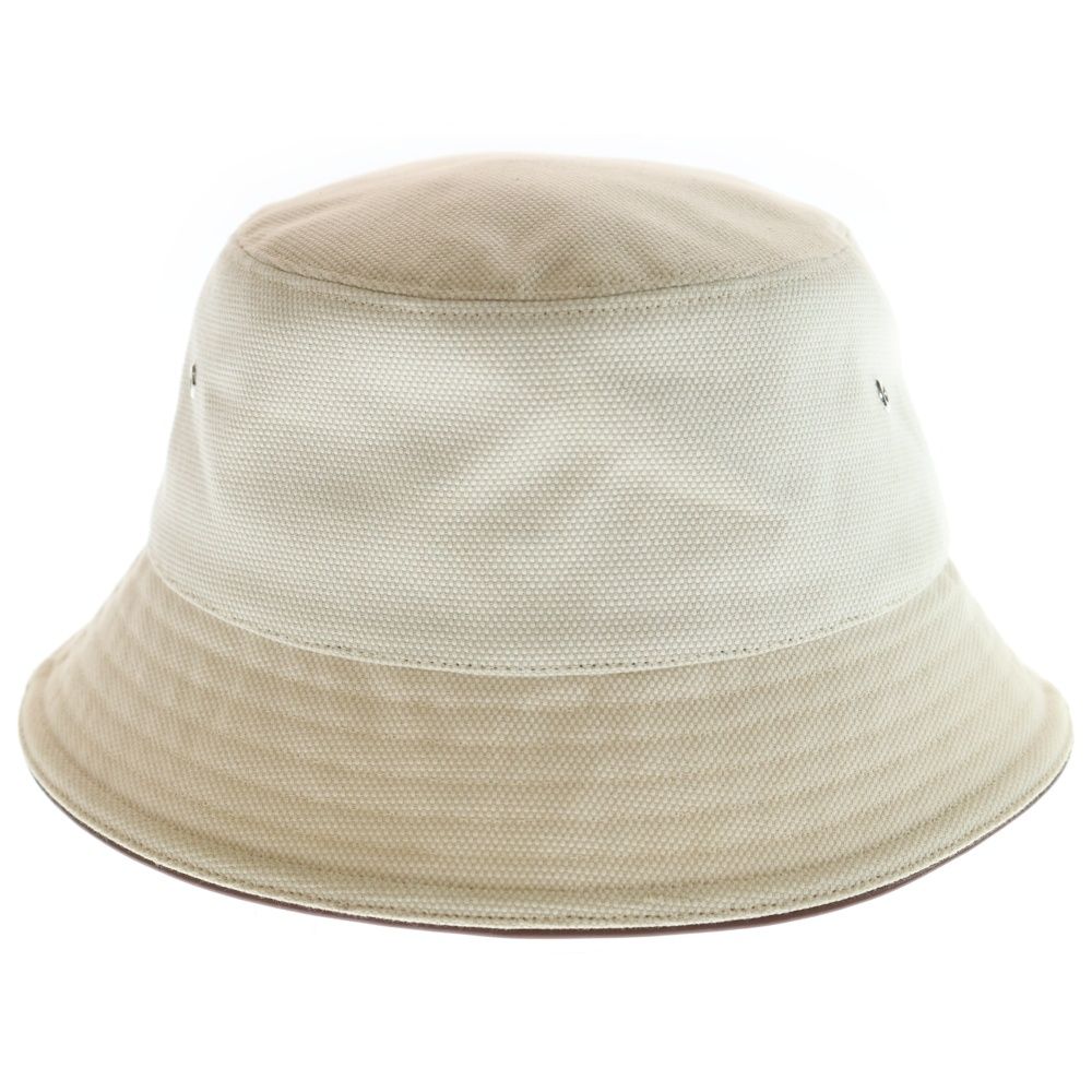バーバリー ホースフェリーモチーフ フロント刺繍ロゴ バケットハット 帽子 アイボリー 8057401