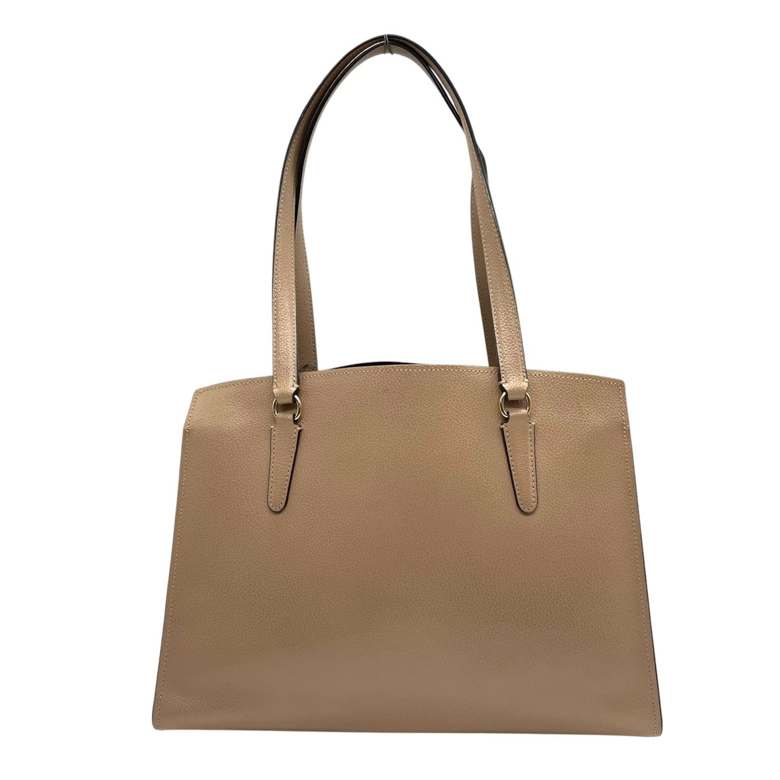 美品 コーチ COACH トートバッグ ハンドバッグ ペブルドレザー C4076