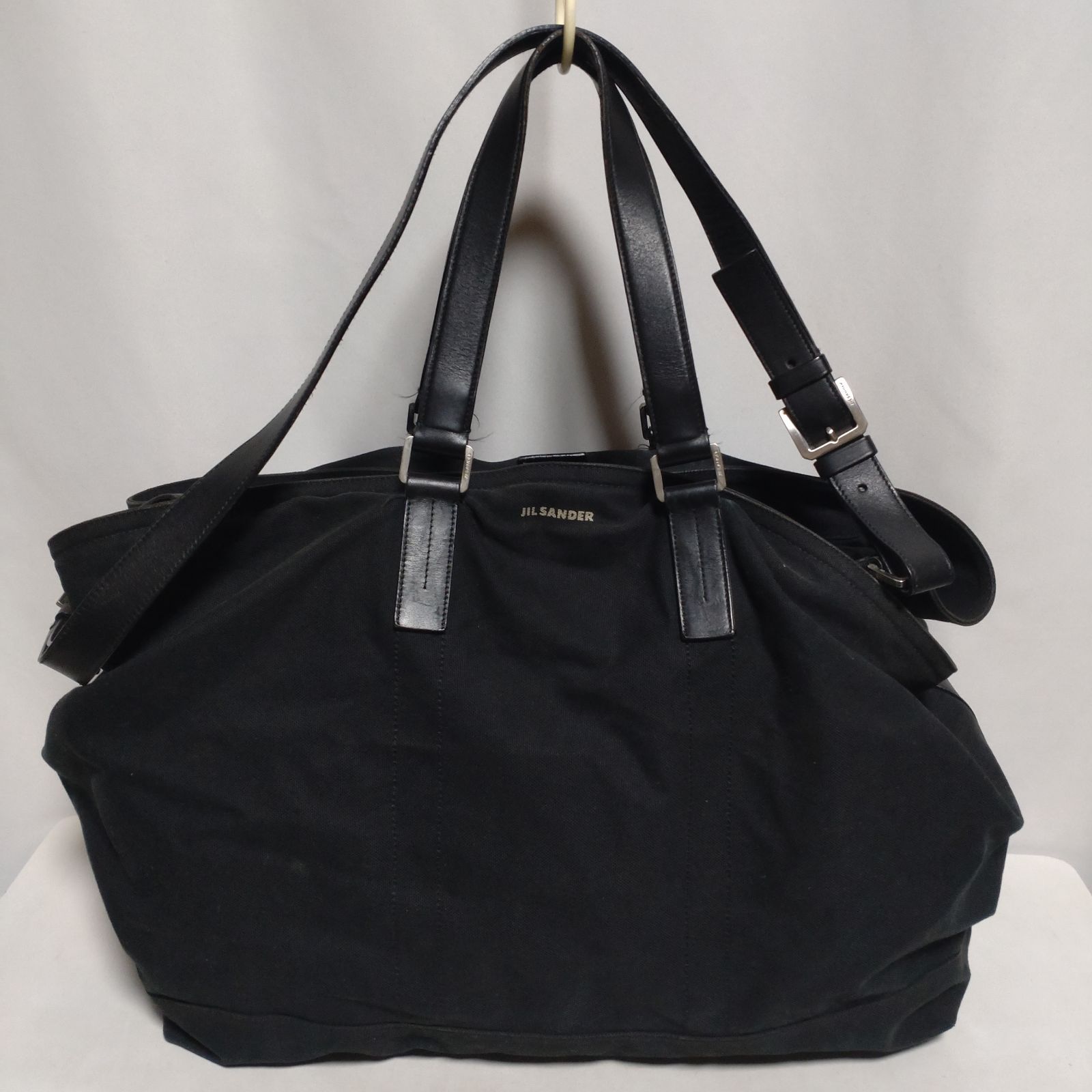 JIL SANDER ジルサンダー イタリア製 2way 大容量 キャンバス トート 
