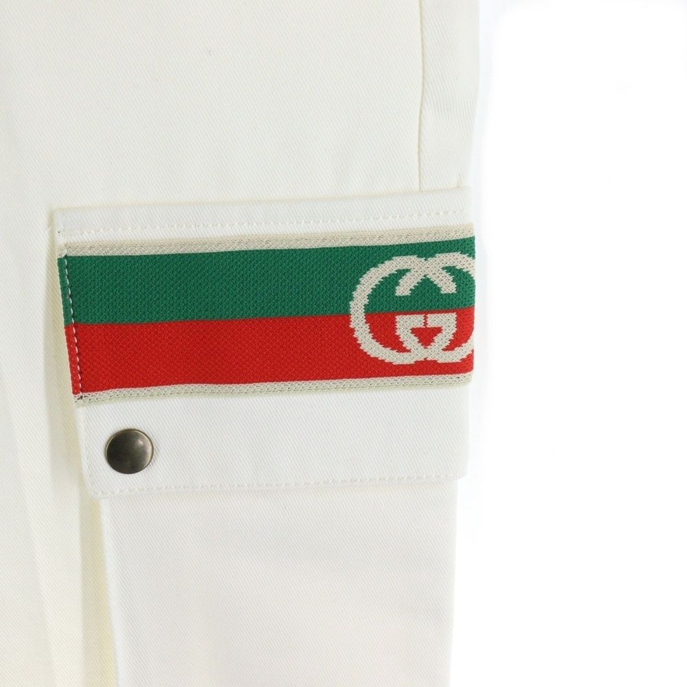 GUCCI (グッチ) インターロッキングG シェリーライン コットンカーゴ