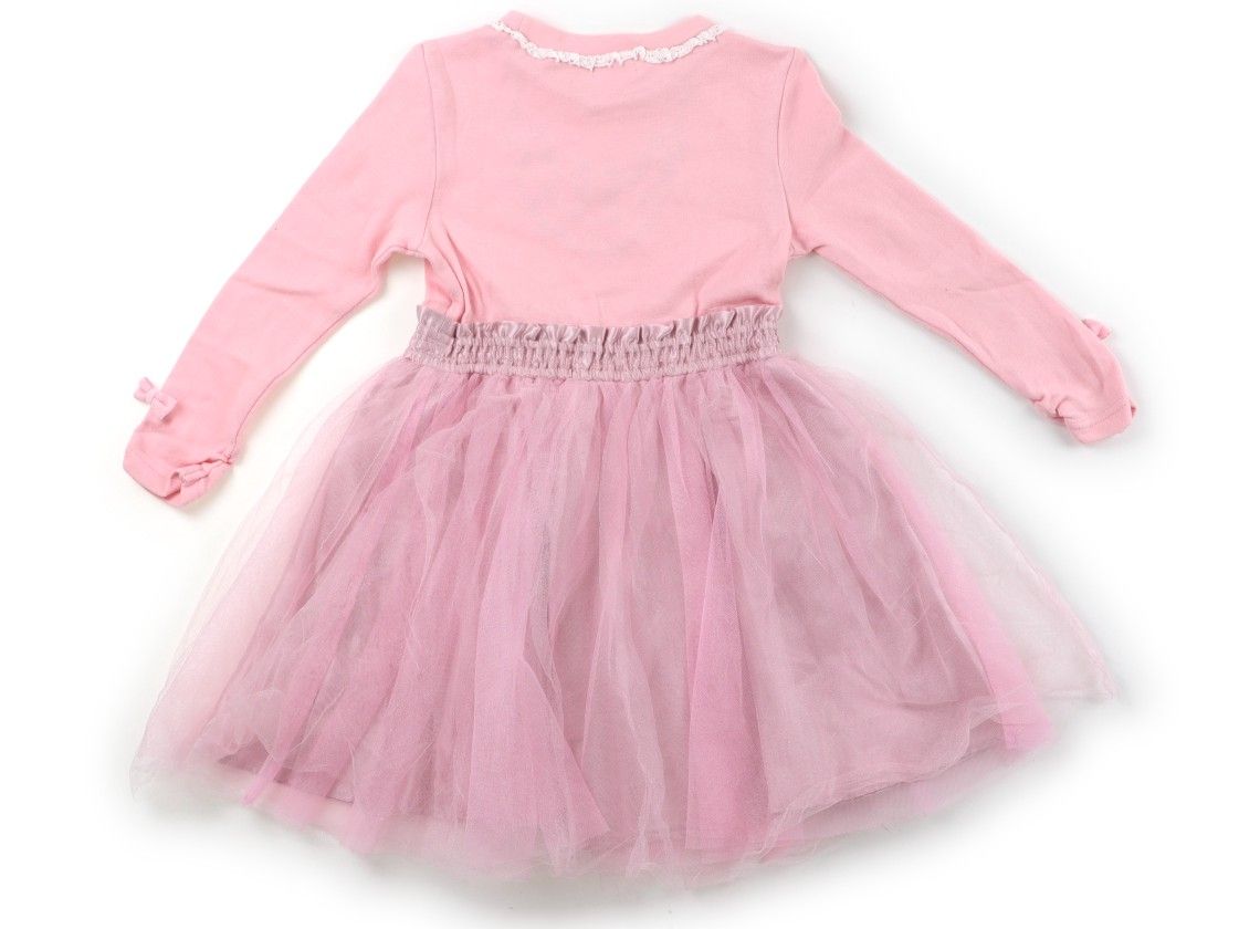 メゾピアノ　110 メゾピアノ新品新作タグ付きラメパイピング ハーフZIPプルオーバー110