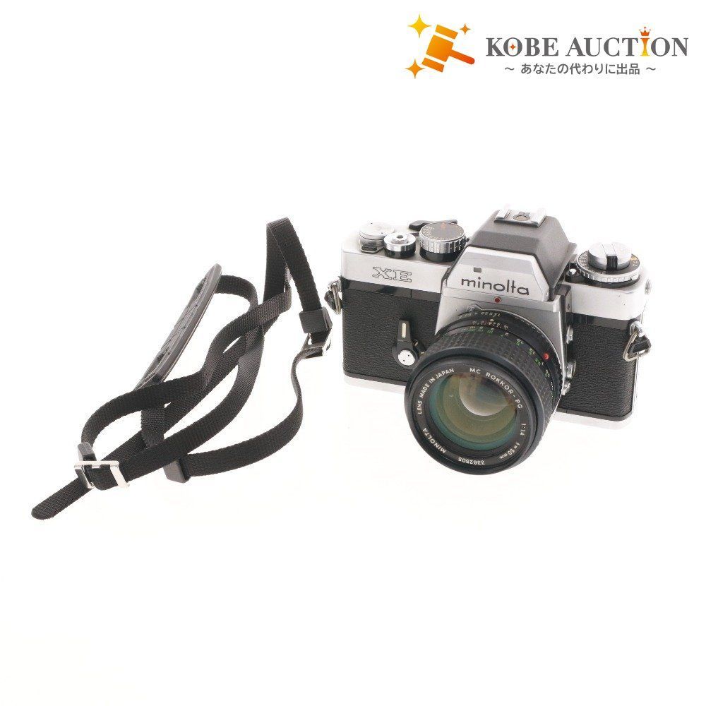 Minolta XE 一眼レフカメラ MC ROKKOR-PG付き □ ミノルタ XE カメラ フィルムカメラ MC ROKKOR-PG 1:1.4 50mm