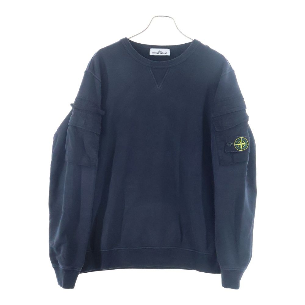 STONE  ストーンアイランド スウェット トレーナー 長袖 STONE ISLAND (ストーンアイランド) SHOULDER POCKET CREWNECK