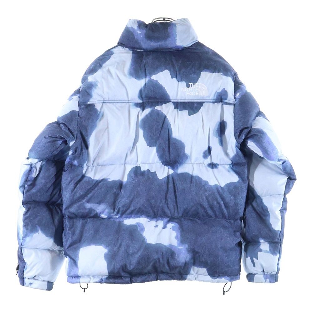 SUPREME (シュプリーム) 21AW Bleached Denim Print Nuptse Jacket