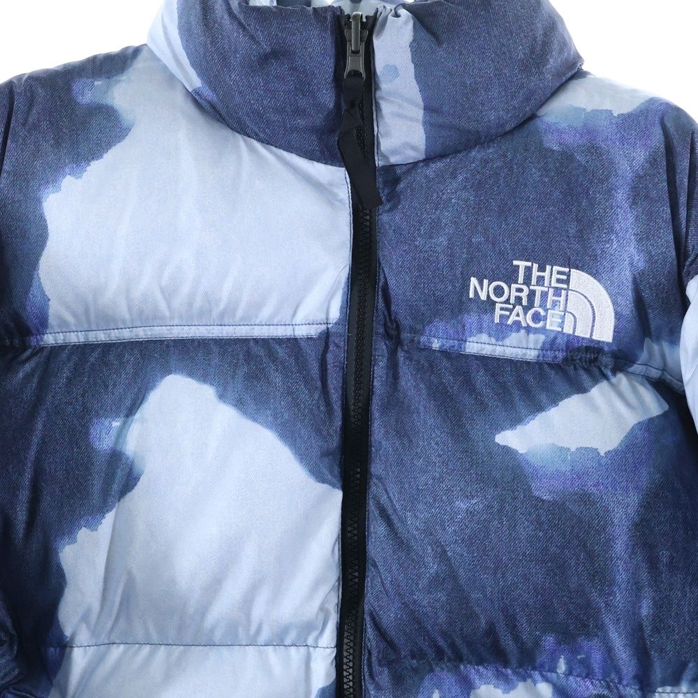 SUPREME (シュプリーム) 21AW Bleached Denim Print Nuptse Jacket