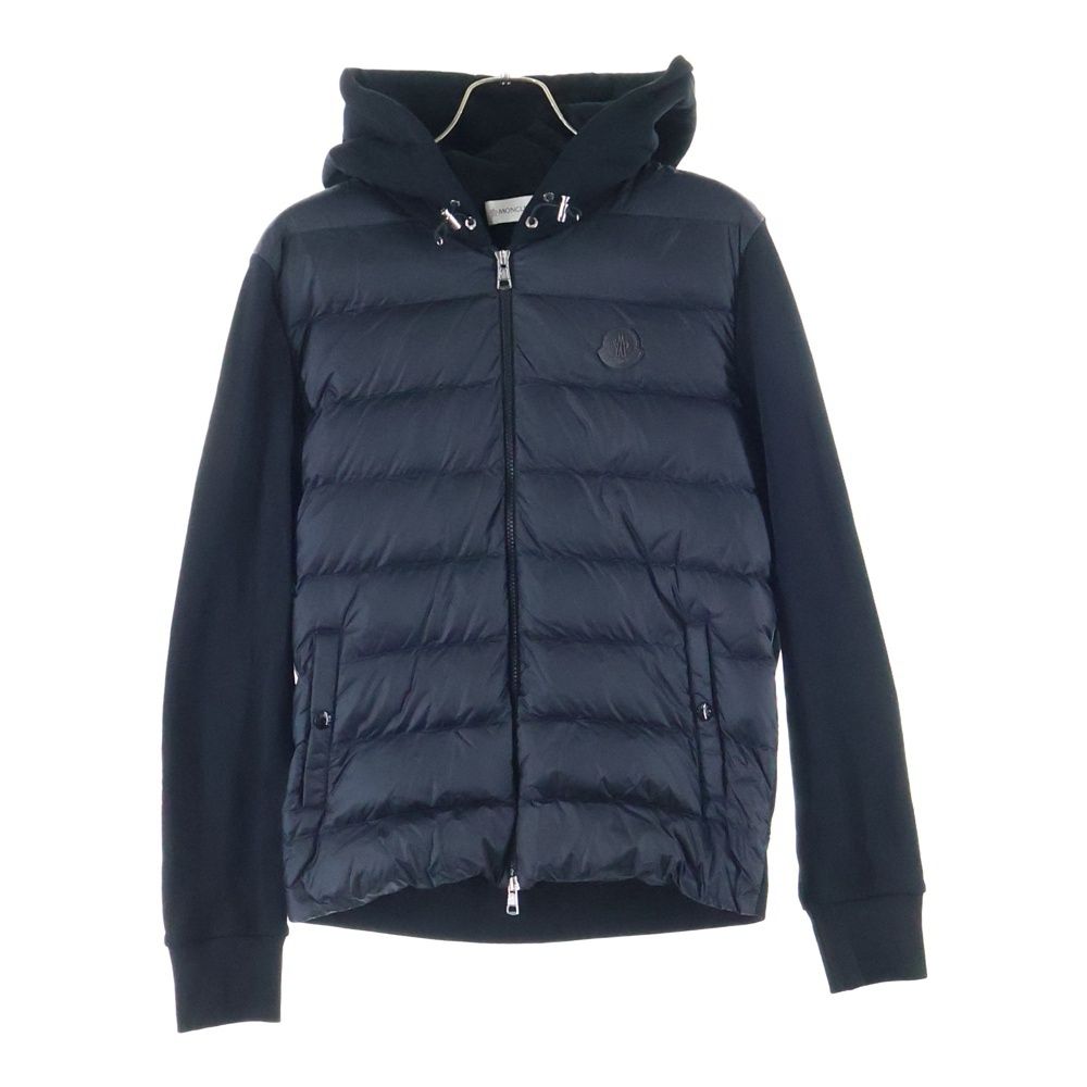 MONCLER (モンクレール) 23AW FELPA APERTA CON CAPPUCCIO レザー