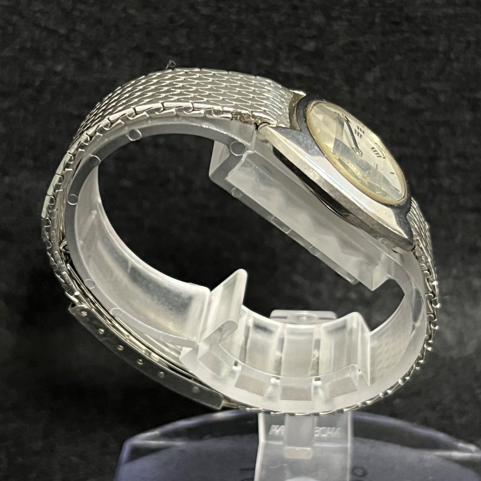 稼働品】 WALTHAM ウォルサム レディーマキシム 手巻き シルバー文字盤