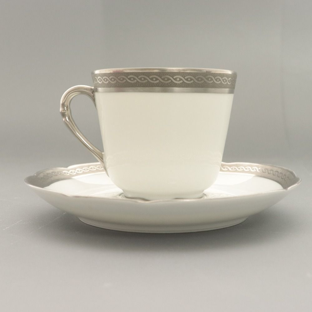 □ BERNARDAUD LIMOGES B&C ベルナルドリモージュ カップ ソーサー 1組