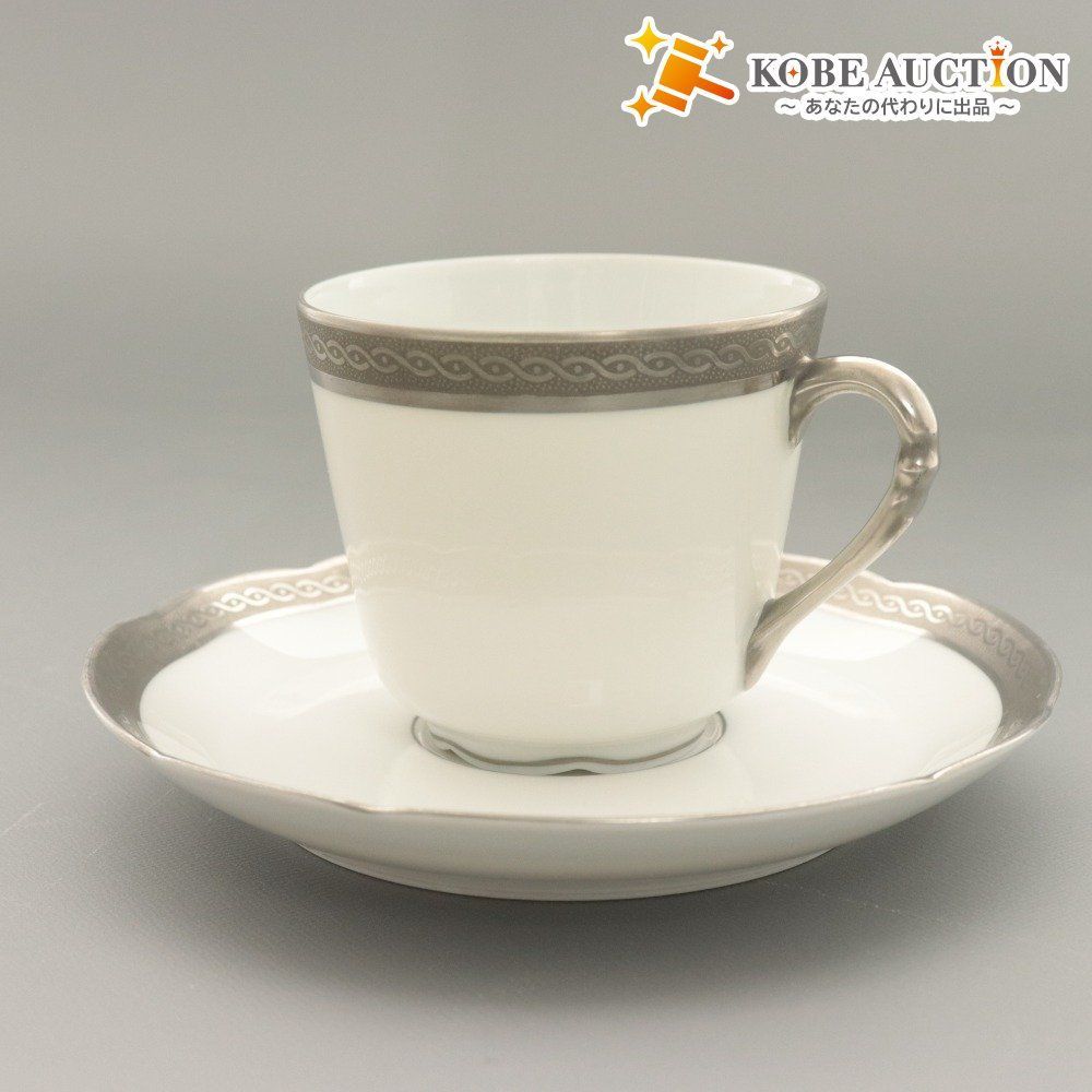 □ BERNARDAUD LIMOGES B&C ベルナルドリモージュ カップ ソーサー 1組