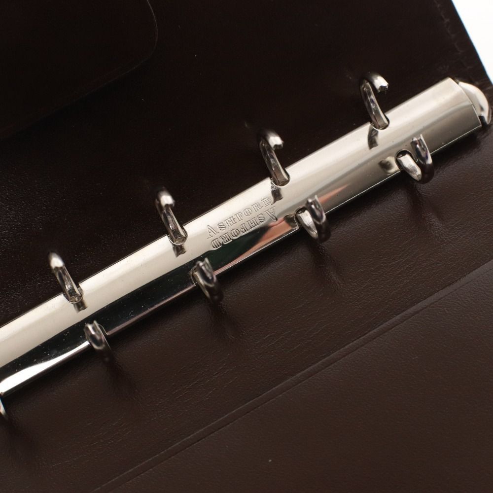  アシュフォード ASHFORD システム手帳 ネオフィナード M 5 レザー レディース ベージュ システム手帳 手帳 日記 家計簿