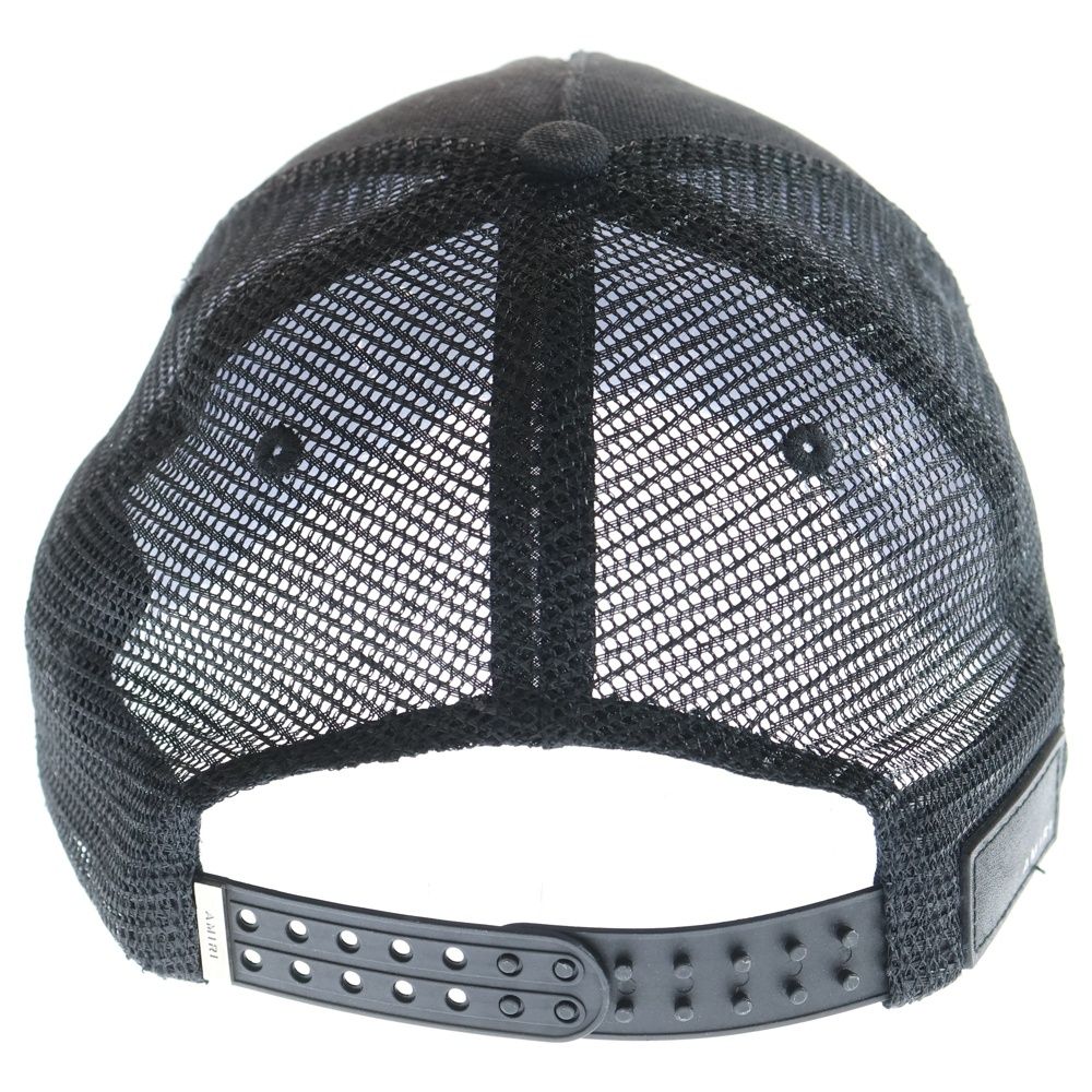 AMIRI (アミリ) STAR TRUCKER HAT キャップ スター ブラック コットン