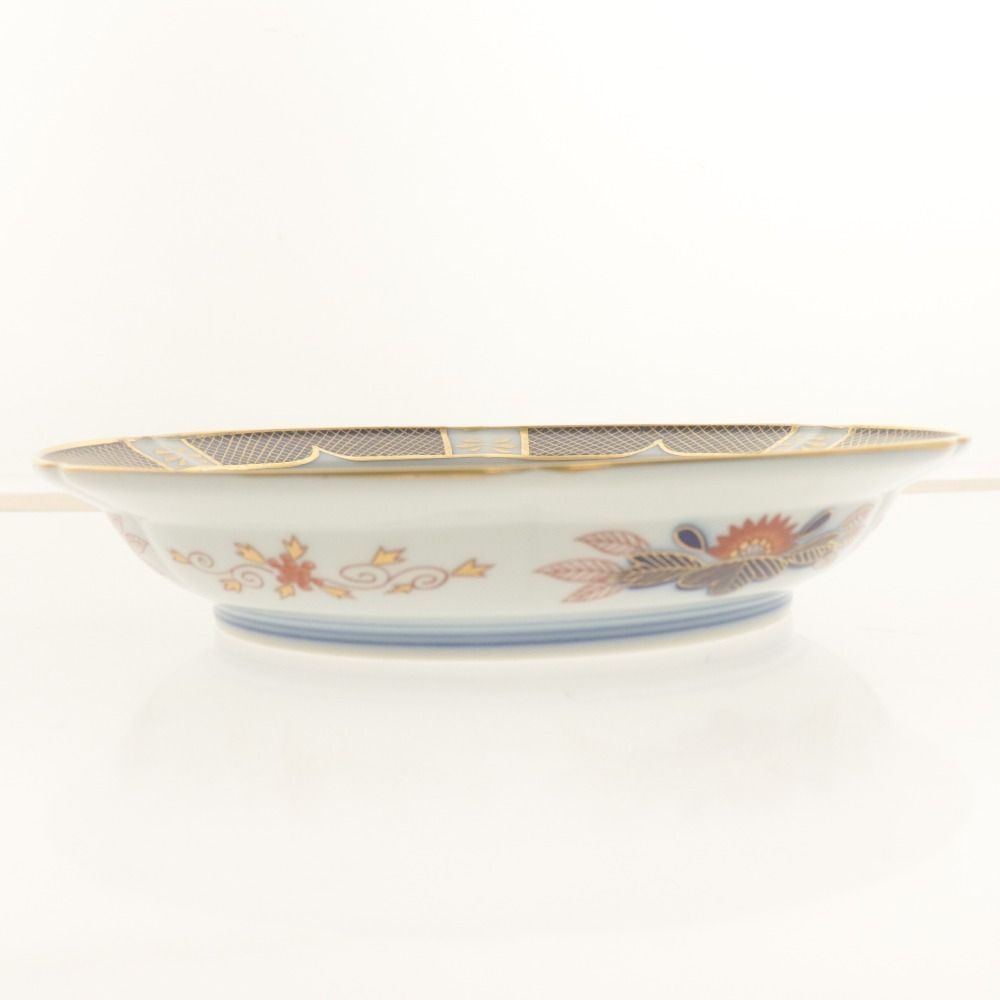 松右衛門 皿 7点セット 足付き 八角皿 小 中 大皿 深皿 総柄 和食器 飾り 絵 美術 全長10 7 cm 19 1 23 2 ホワイト 等