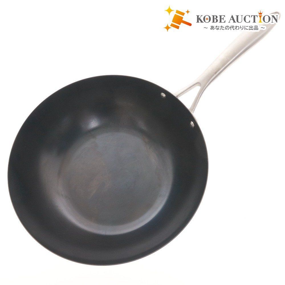 ビタクラフト VitaCaft スーパー鉄ウォックパン フライパン 30 cm 調理器具 取り扱い説明書付き