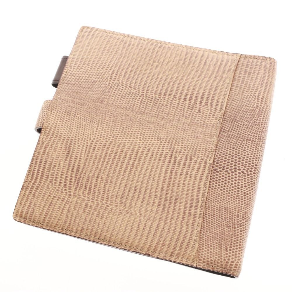 アシュフォード ASHFORD システム手帳 ネオフィナード HB WA 5 レザー レディース ベージュ