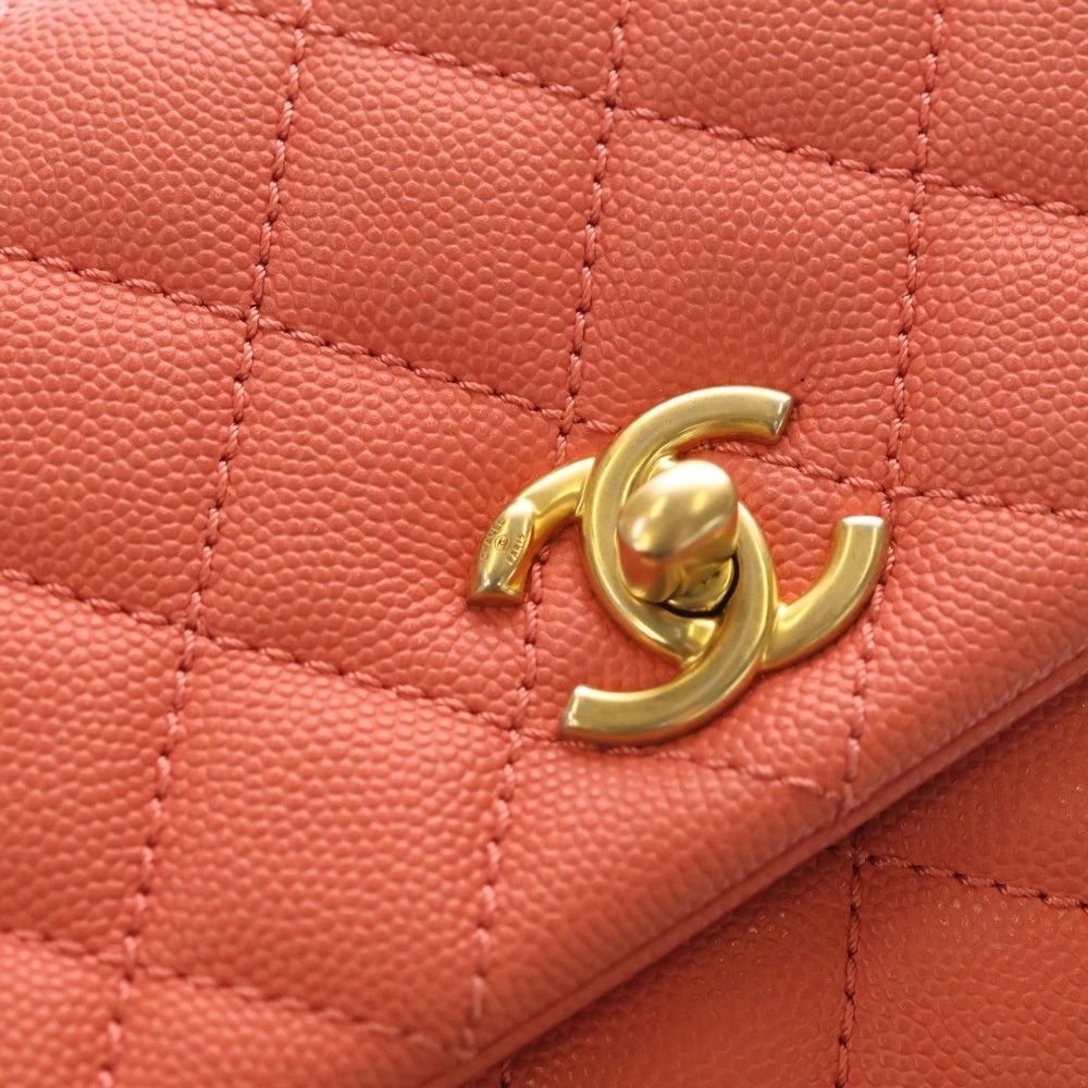 CHANEL (シャネル) ココハンドルXS トップハンドル ココマーク ターン