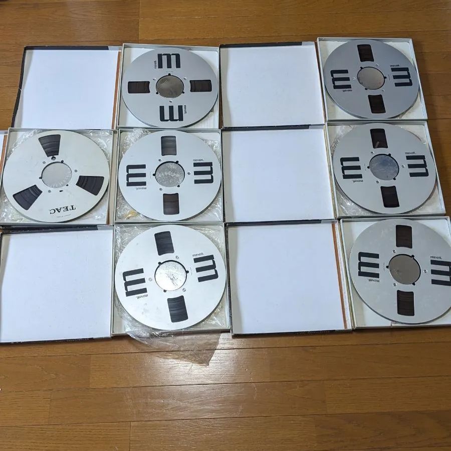 maxell 35 180 B オープンリールテープ 7本